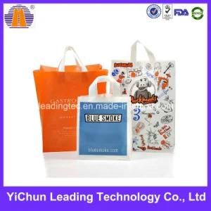 Biodegradable Soft Loop Plastic Handle Restaurant Shopping Bag