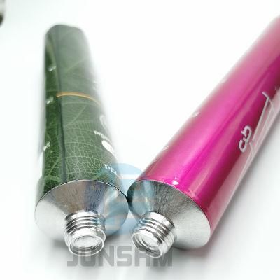 Aluminium Collapsing Tube Colorful OEM Printing High Quality Hair Cosmetic