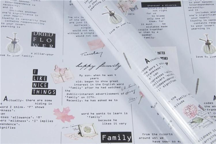 80GSM Custom Printing Christmas Gift Packaging Tissue Wrapping Paper