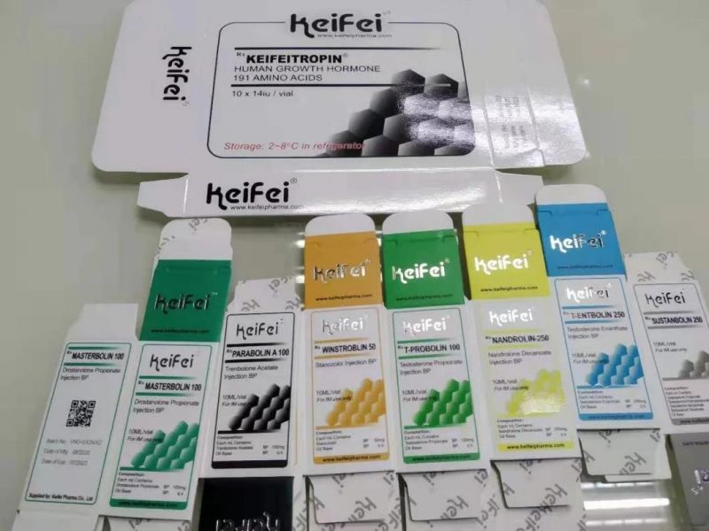 Printing Adhesive Custom 10ml Vial Labels and Box