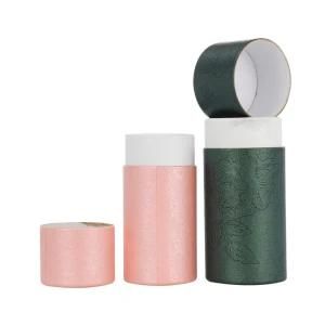 Custom Logo Printing Tube Paper Box Cosmetic Gift Bottle Packaging Box