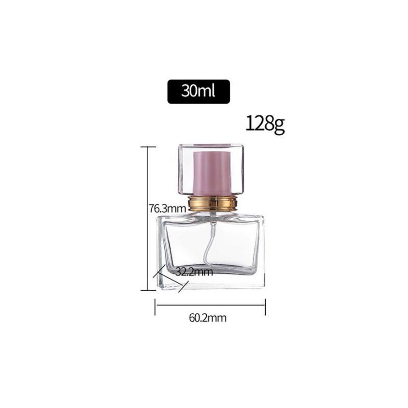 Empty Luxury 30ml 50ml Customized Clear Perfume Glass Bottle Spray Portable Bottles for Perfumes Fragrance Bottle