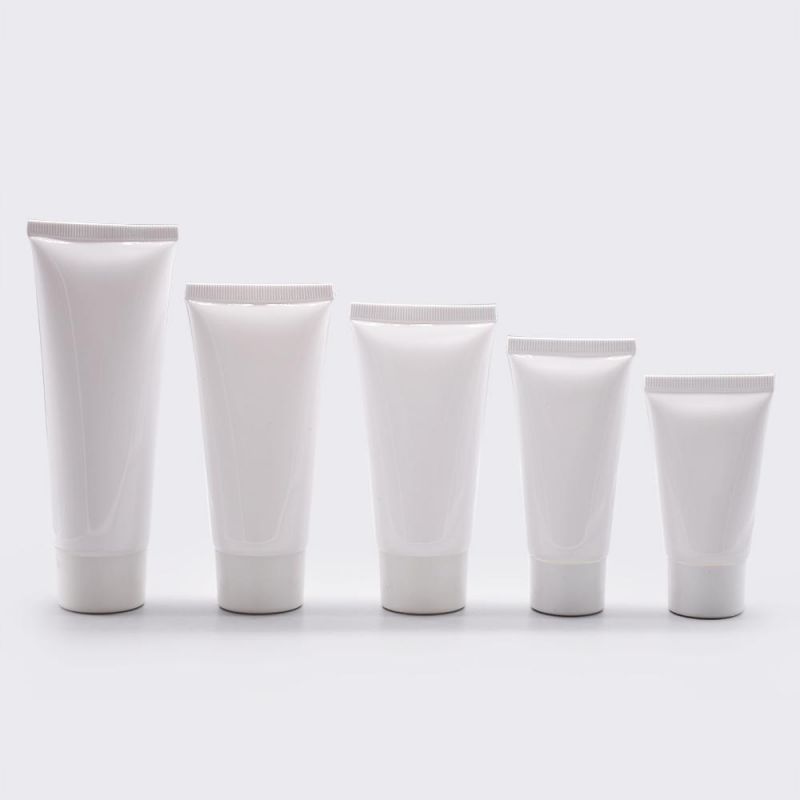 OEM Empty White PE Plastic Tube Container for Hand Cream Cosmetic