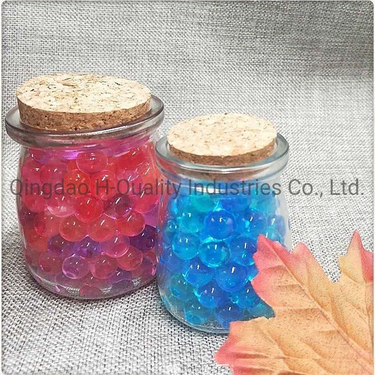 Round Shape Glass Jar Pudding Bottle Empty Star Shape Gift Glass Bottle