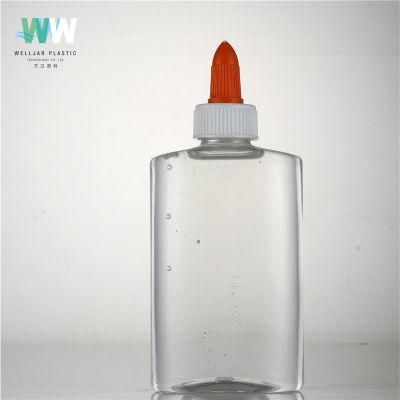 38ml Plastic Pet Flat Empty Glue Bottle