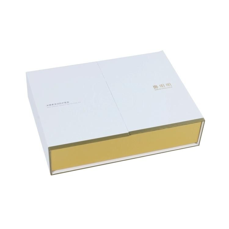 Cmyk Hardcover Double Open Gift Box, Luxury Custom Dressup Skin Care Product Gift Box for Women