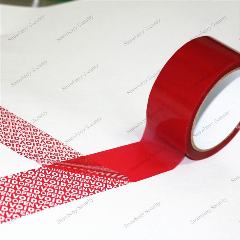 Carton Package Tamper Evident Anti-Theft Security Sealing Tape