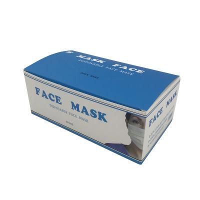 Cheap Wholesale Custom Foldable Face Mask Paper Box for Medecine Packaging