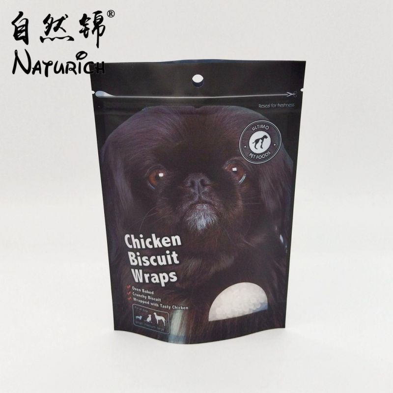 Digital Printing Pet Treat Snacks Packaging Zipper Stand up Bag Plastic Bag for Pet Food