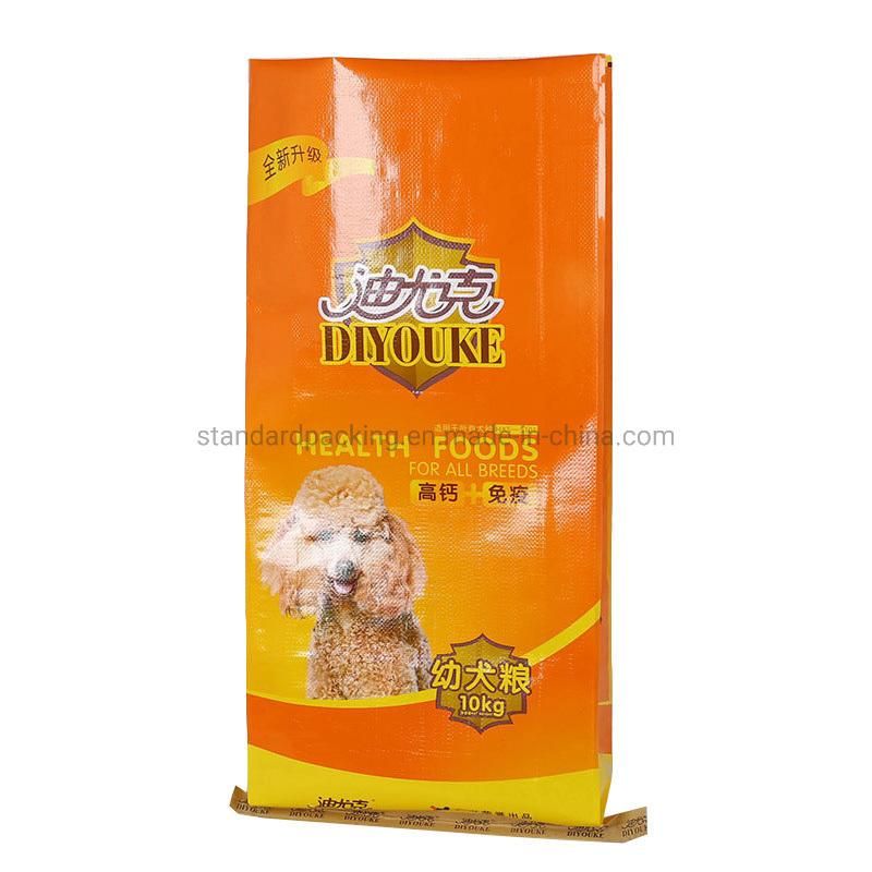 Customized BOPP Laminated PP Woven Bag for Packing Animal Feed