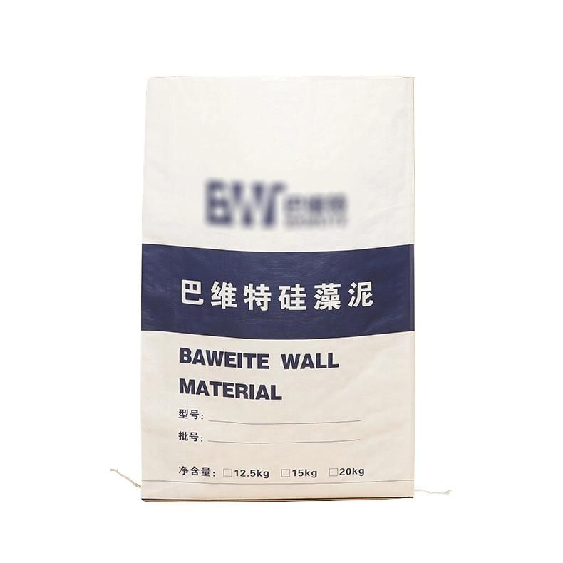 China Bottom Stitching PP Woven Cement Filter Polypropylene Bags 25 Kg 50 Kg