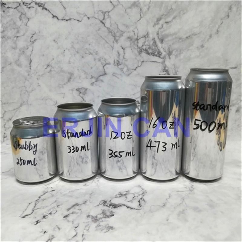 Soda Cans 473ml Silver Skin Low Quantity