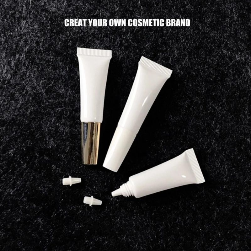 Empty 50ml 80ml 100ml White Black Sun Care Cream Cosmetic Plastic Soft Tube with Flip Top Cap
