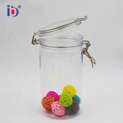 Seal Jar Zhejiang, China Kaixin Round Shape Pet Bottles Packaging Cans Jars