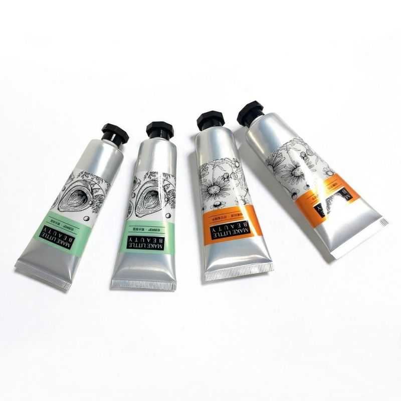 Recyclable Squeeze Cosmetic Packaging Tube Aluminum Collapsible Tube for Hand Cream