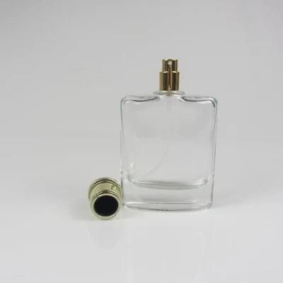 Custom Luxury Shaped Clear Empty Glass Spray Perfume Bottle 30ml 50ml 100ml