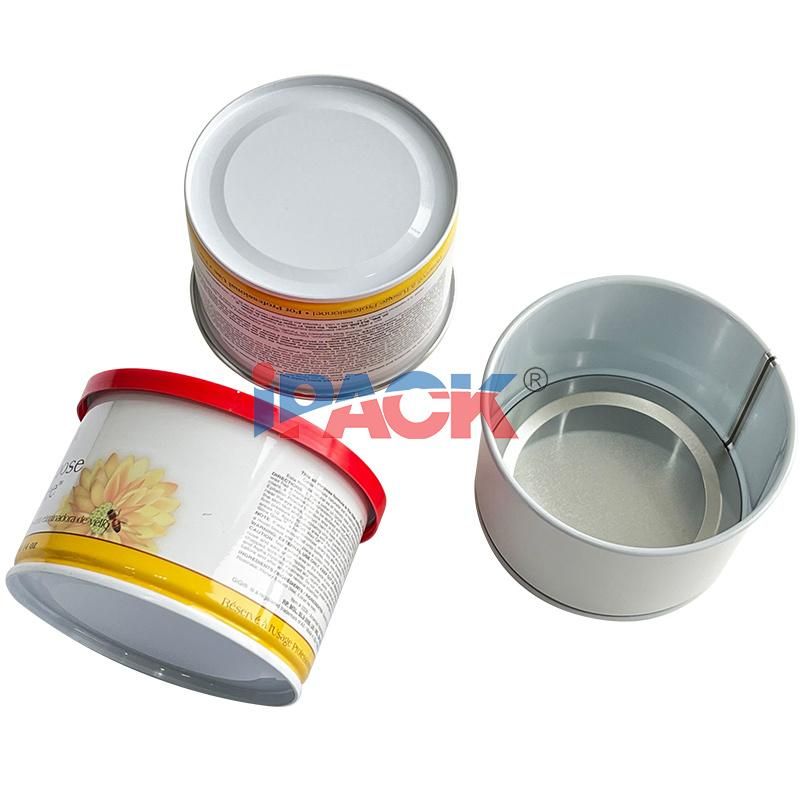 964#Wholesale Non-Standard Edge Curl Empty Round Can