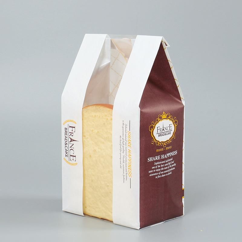 Bread Paper Bag with Clear Window with Your Own Logo