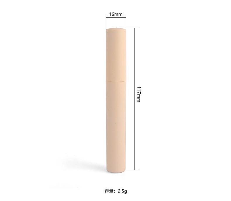 Wholesale Cosmetic Packaging 2.5ml Empty Plastic Nude Color Lip Gloss Tube Packaging Tubes for Lip Gloss