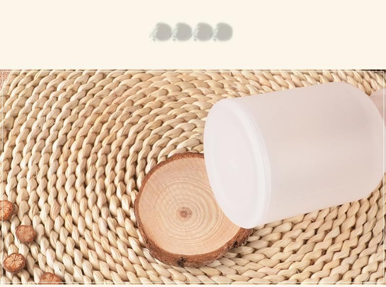 Plastic Bottle 200g Round PP Bath Salt Bottle