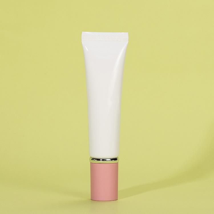 Refillable Plastic Brush Applicator Cosmetic Soft Tube Flat Cosmetic Tube