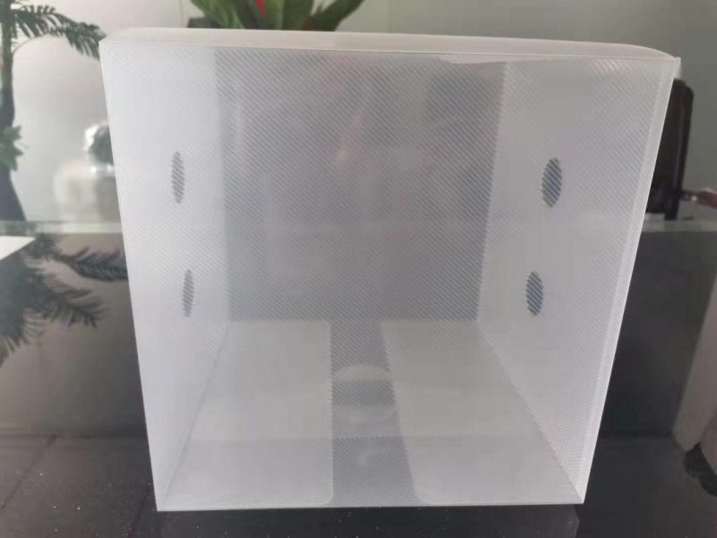 transparent wool toys containing box / storage  box with hole