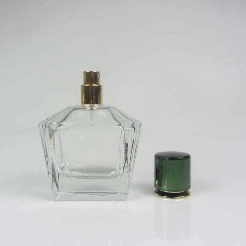 Good Quality Clear Classic Style 30/50/100ml Refillable Glass Perfume Bottle