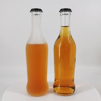 275ml Frosted Cocktail Glass Bottle with Crown Cap