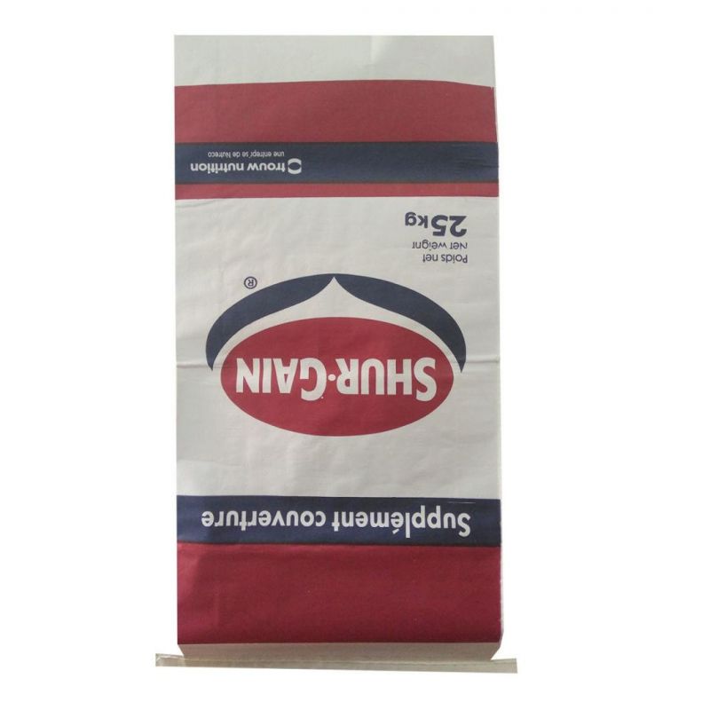 Plastic Packaging PP Woven Rice, Fertilizer, Seed, Feed Bag Custom Logopaper Laminated PP Woven Bag