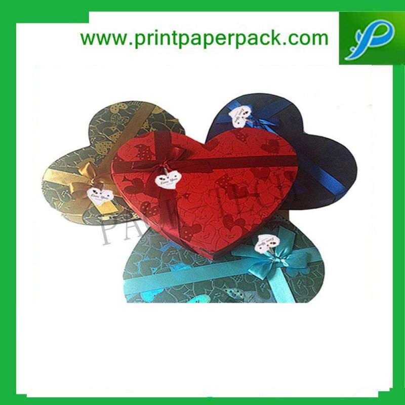 Bespoke Excellent Quality Retail Packaging Box Gift Paper Packaging Retail Packaging Box Heart Shape Gift Box