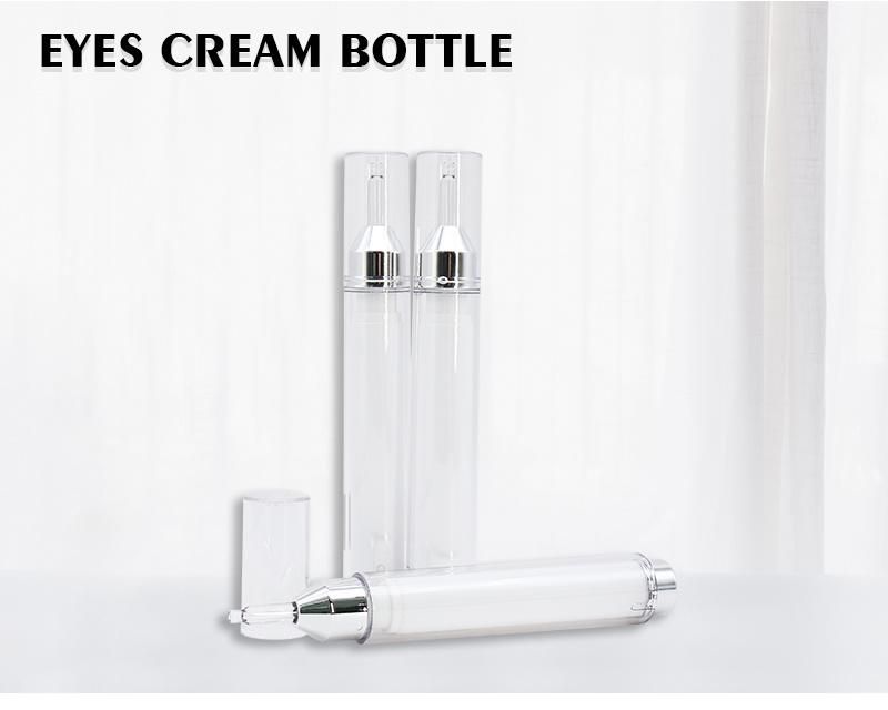 Cosmetic Airless Essence Packaging Eye Cream Needle Syringe Bottle 15ml