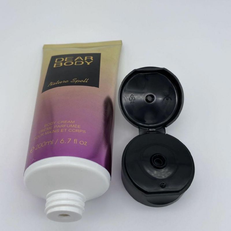 China Factory Hand Cream Plastic Soft Touch Cosmetic Tube Packaging