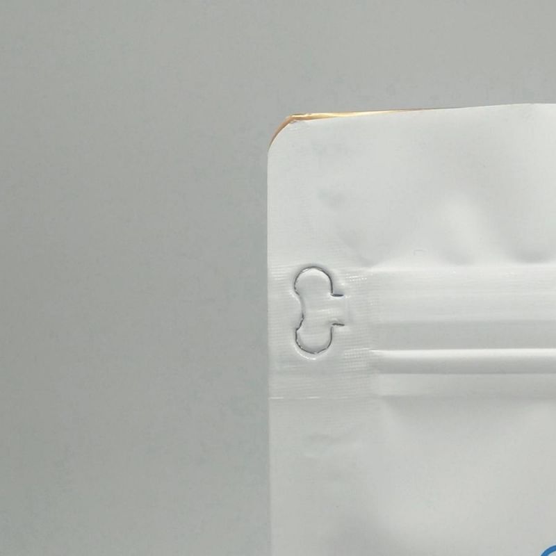 Little MOQ 8 Sides Sealing Flat Bottom Food Packing Plastic Bag with Zipper and Sides Window