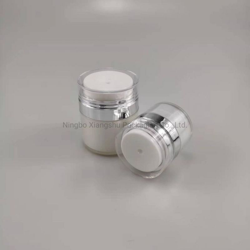 Airless Acrylic Pump Cream Jar Lotion Bottle 30g 50g Cream Bottle