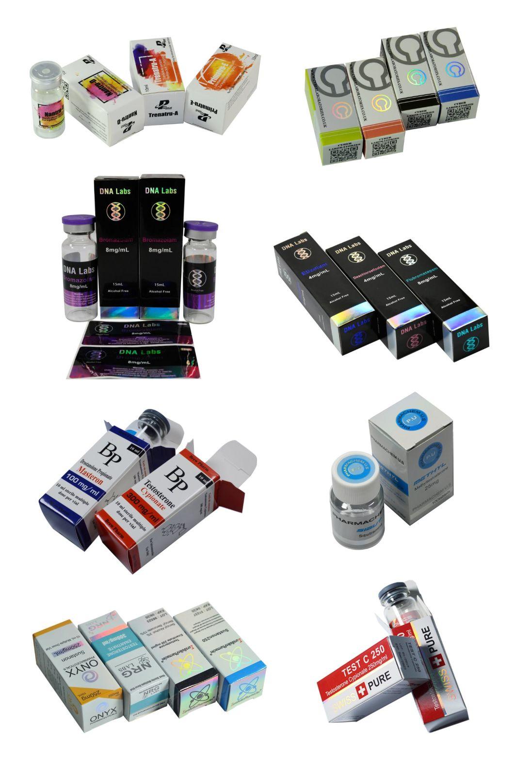 China Custom Printed Private Carton 10ml Vial Small Bottle Labels Boxes with Cheap Price