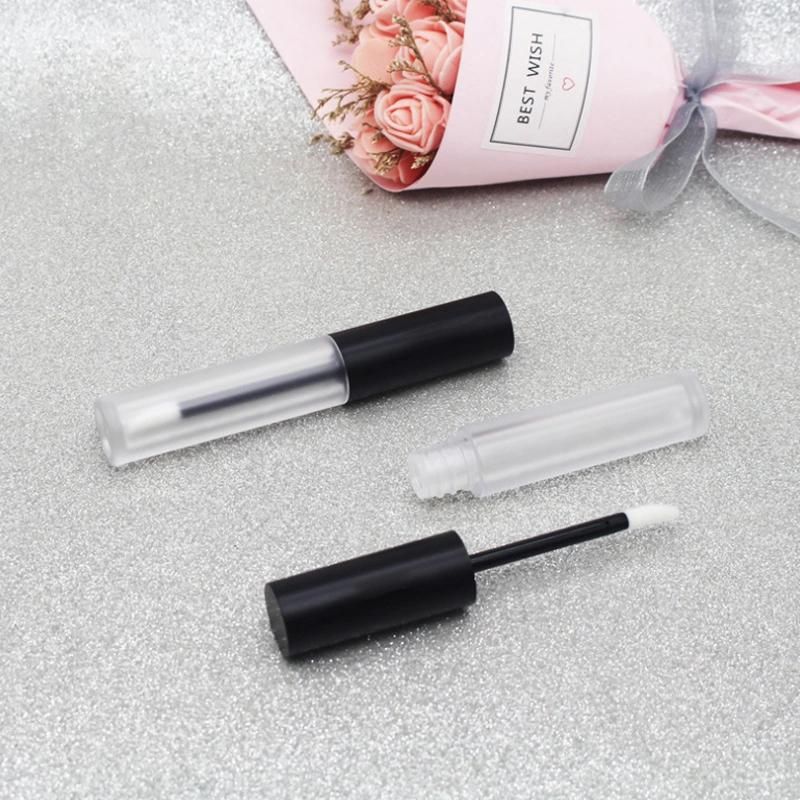 2ml High Quality Black Frosted Low MOQ in Stock Ready to Ship Clear Empty Lipgloss Tubes Empty Lip Gloss Tube