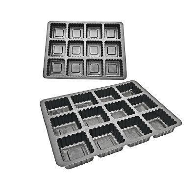 Food Grade Thermoformed 12 Cavity Plastic Blister Chocolate Tray