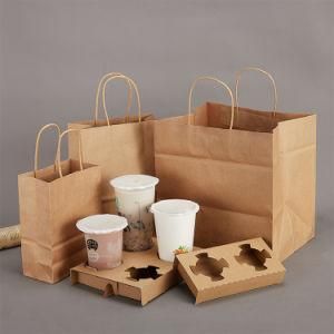 Karft Paper Bag Euro Tote Laminated Morocco Paper Bags with Logo