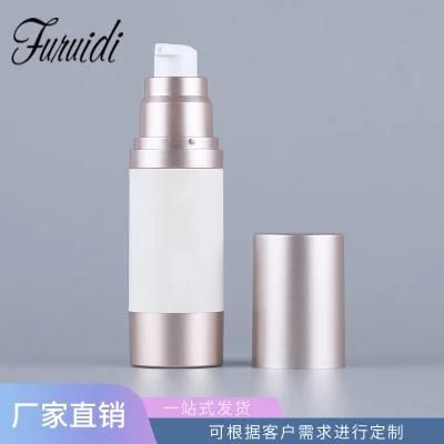 15ml 30ml 50ml Airless Airless Cream Bottle Transparent Cream Oil Bottle Custom Color Airless Pump Bottle