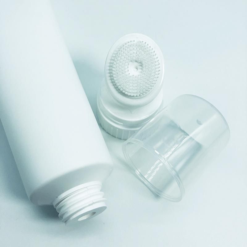 Good Price Cosmetic Skincare Cleaning Tube with Soft Silicone Brush