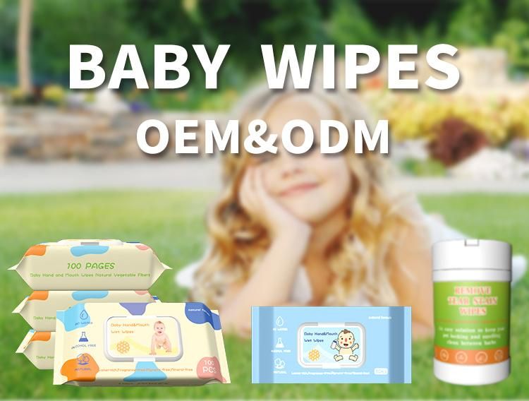 100% Biodegradable with OEM/ODM Service Baby Skin Care Wipe