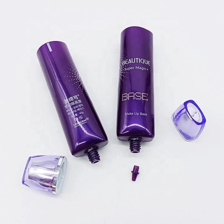 Plastic Tube with Screw Cap for Face Cream Cosmetic Packaging