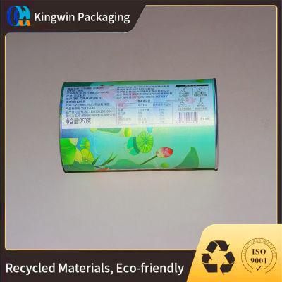 Kraft Paper Box Packaging Tube Metal Lid Premium Customized Airtight Packaging