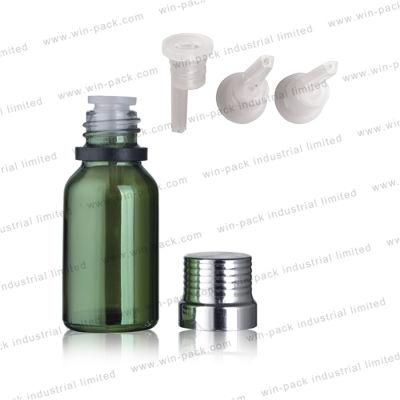 5ml 10ml 50ml 100ml Custom Design Screw Oil Glass Bottle with Safety Metal Cap