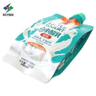 Dq Pack Custom Printed Spout Pouch Drinks Packaging Pouch Baby Food Packaging Bag Spout Pouch for Yahourth Packaging