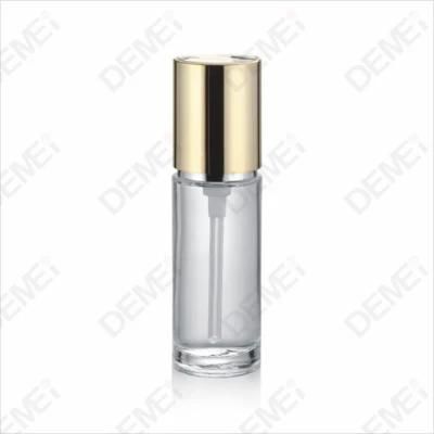 Luxury Glass Lotion Bottle Liquid Inside with Plastic Lotion Pump for Skincare 100ml 120ml with Printing