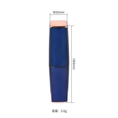 Hot Sale Wholesale Custom Lipstick Tubes in Bulk Empty Square Lip Gloss Tube Cases