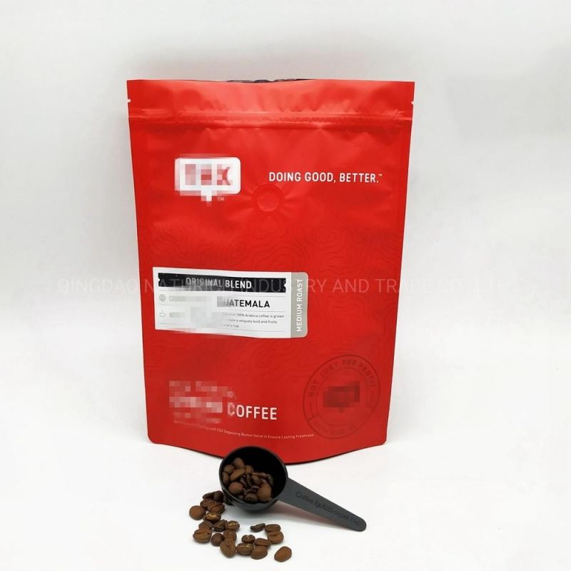 Doypack Zipper Bag Round Bottom Coffee Bean Packaging Bags