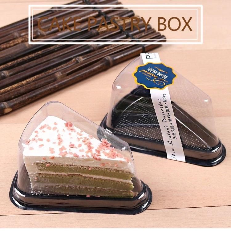 Mini Clear Plastic Triangle Cake Box