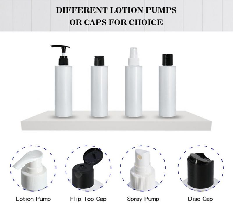 Factory Price Multiple Capacity Plastic Shampoo Container Cosmetic Lotion Bottle